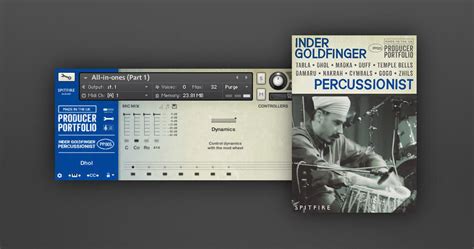 Spitfire releases Inder Goldfinger Percussion library for Kontakt.